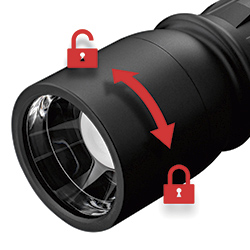 Beam Lock® mekanisme fastlåst i position