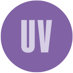 UV-lygte aktiverer fluorescerende materialer