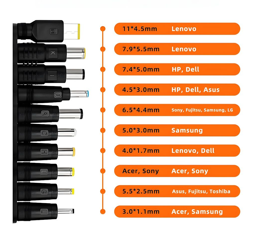 Universalstrømforsyning USB-C tilslutning
