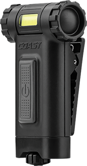 Coast HX3 clip-on lygte + UV-lys - i blisterpakning - 80 lumen