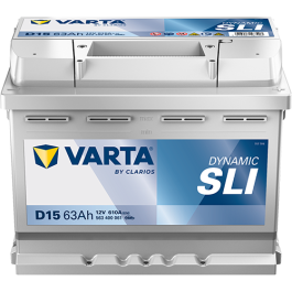 Varta D15 - 12V 63Ah (Bilbatteri)