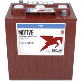 Trojan TE35 deep cycle batteri - 6V 245Ah / 20h - 200 / 5h