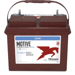 Trojan 24TMX deep cycle batteri - 12V 85Ah / 20h - 70Ah / 5h