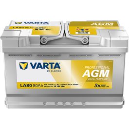 Varta LA80 - 12V 80Ah (Dual Purpose AGM)