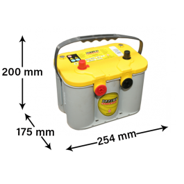 Optima Yellowtop 12V 55Ah (814-254)
