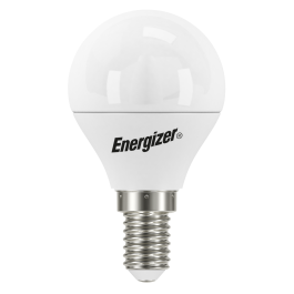 Energizer E14 LED kronepære 4.2W (470lm), 2700K, Varm hvid, Opal