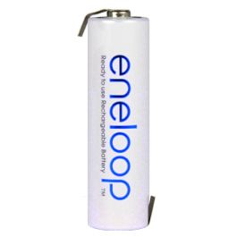 Panasonic Eneloop genopladeligt AA / R06 batteri med Z-loddeflig - 1 stk.