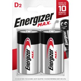 Energizer Max D/LR20 alkaline batterier – 2 stk.