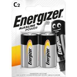 Energizer Alkaline Power C/LR14 alkaline batterier – 2 stk.