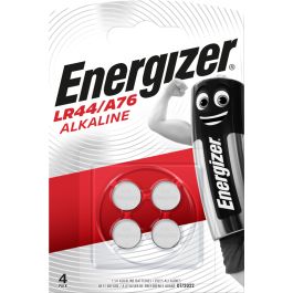 Energizer Alkaline LR44 / A76 / AG13 / LR1154 Knapcelle Batterier - 4 Stk. Pakning
