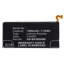 Samsung Galaxy A3 2015 Batteri EB-BA300ABE (Kompatibelt)