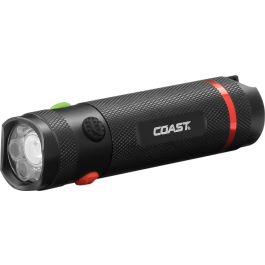 Coast TX12 håndlygte med hvidt, rødt og grønt lys – 400 lumen