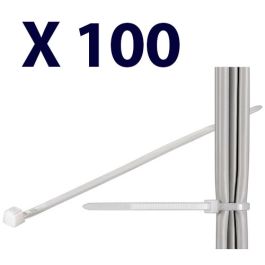 Kabelbindere standard, natural - 200 mm , 2.5 mm (100 stk)