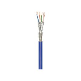 CAT 7A+ netværkskabel, S/FTP (PiMF), blå, 250m Dispenseræske