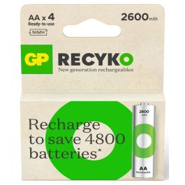 4 x genopladelig AA / R6 GP ReCyko 2700 Series Ni-MH 2600mAh