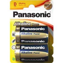 Panasonic Alkaline Power D / Mono Batterier 2 Stk. Blister