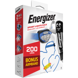 Energizer LED pandelygte 200 lumen inkl. LED Armbånd