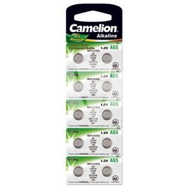 LR754 Camelion Alkaline knapcelle batteri AG5 (10 stk. Pakning)