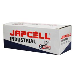 Japcell Industrial D/LR20 alkaline batterier – 10 stk.