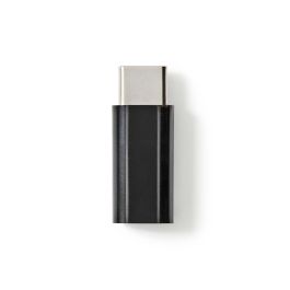 USB Micro-B 2.0 til USB-C, adapter, sort