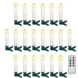 Goobay LED Juletræslys inkl. Fjernbetjening, 20 Stk.