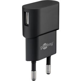 Goobay USB lader 5W - sort (stik i siden)
