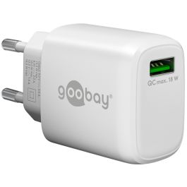 Goobay USB hurtig oplader QC3.0 (3A) hvid