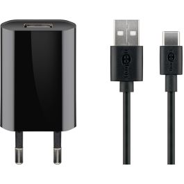 Goobay USB-C lader 5W - sort (incl. kabel)