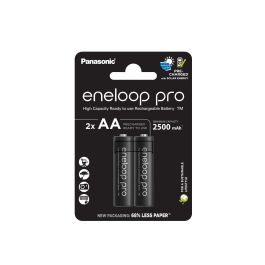 Panasonic eneloop Pro AA Genopladelige batterier 2 stk. BK-3HCDE/2BE