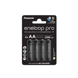 Panasonic eneloop Pro AA Genopladelige batterier 4 stk. BK-3HCDE/4BE