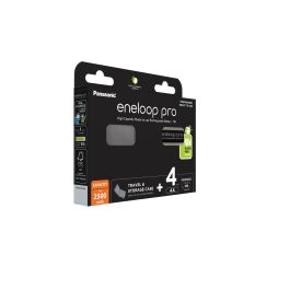 Panasonic eneloop Pro AA Genopladelige batterier 4 stk. BK-3HCDEC4BE