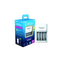 Panasonic eneloop hurtig lader til 4 stk. AA/AAA batterier BQ-CC55E
