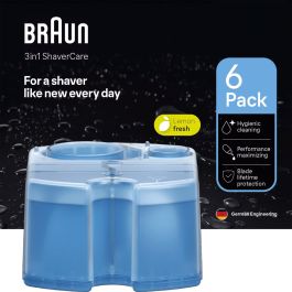 Braun Clean & Renew CCR6 Refill rensevæske til barbermaskiner - 6 stk.