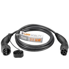 Lapp Type 2 Ladekabel til elbil - 11kW 5m, sort