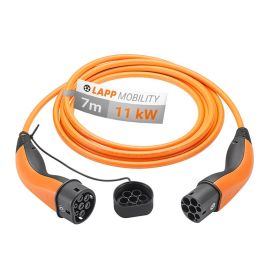 Lapp Type 2 Ladekabel til elbil - 11kW 7m, orange