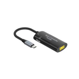 Adapter til Lenovo firkantet stik (X1 Carbon) til USB-C Op til 100W + USB-A udgang