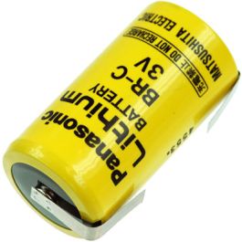 Panasonic BR-C 3V lithium 5000mAh 2/3A med Z – loddeflig