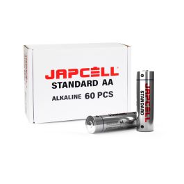 Japcell AA / LR06 Standard alkaline batterier - 60 stk. pakning