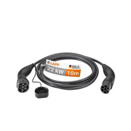 Lapp Type 2 Ladekabel til elbil - 22kW - 10m - sort