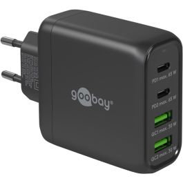Goobay USB-C PD Multiport Hurtigoplader 68W sort
