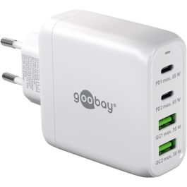 Goobay USB-C PD Multiport Hurtigoplader 68W hvid