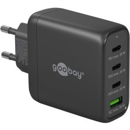 Goobay USB-C PD Multiport Hurtigoplader 68W sort