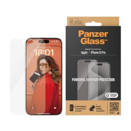 PanzerGlass Skærmbeskyttelse iPhone 15 Pro | Classic Fit