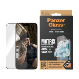 PanzerGlass MATRIX Skærmbeskyttelse med D3O iPhone 15 Pro | Ultra-Wide Fit m. AlignerKit