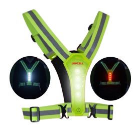 Refleksvest med LED lys