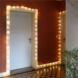 Goobay LED Lyskæde m. Stjerner, 12 m – 80 LED, Batteri, Indendørs/Udendørs
