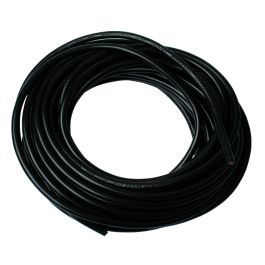 Plastledning rund 10m sort