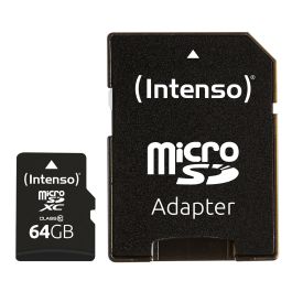 Intenso 64 GB Micro SD Hukommelseskort Incl. adapter Class 10