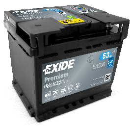 Exide EA530 12V 53Ah/540CCA bilbatteri / startbatteri