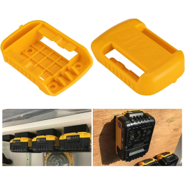 Batteriholder / Wall-mount til Dewalt 20V & 60V slide-batterier